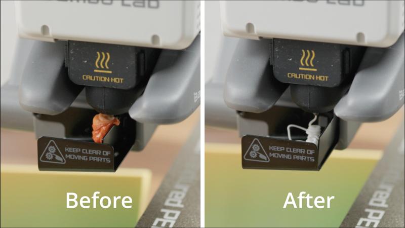 Bambu Lab A1 purge wiper fix