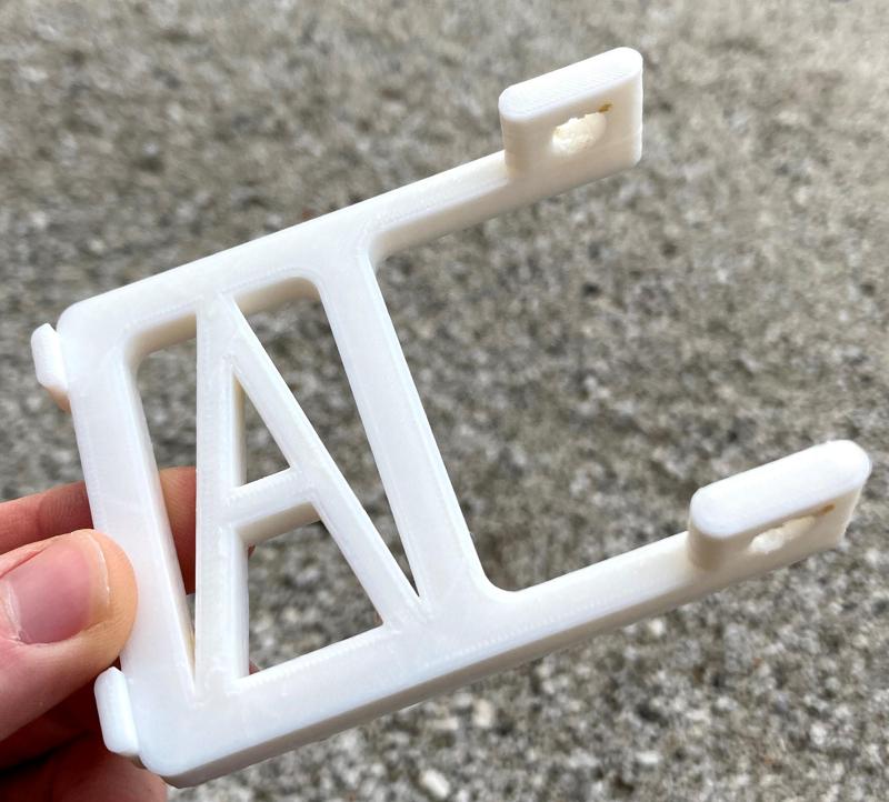 Action camera holder for DJI Osmo Mobile 3