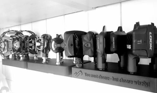 Rack for cycling pedals