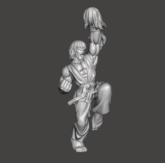 KEN SHORYUKEN MINIATURE MODEL FIGURE FOR FANTASY GAMES RPG DND