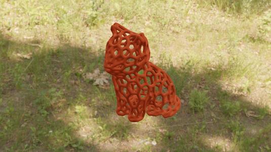 Cute Cat Voronoi Remix