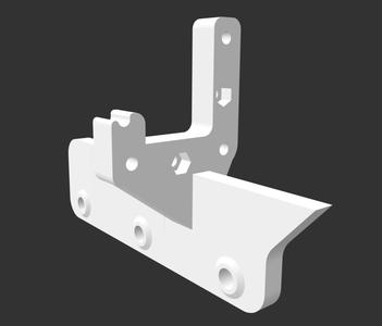 Ender 3 Direct Drive Mount for Ditan Dual Extruder