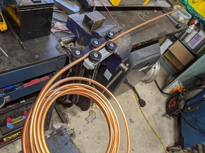 Metal Tubing Straightener and Bender