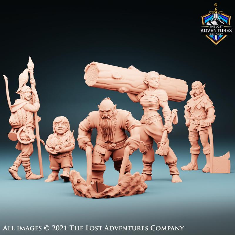 Greymill Laborers, Storytelling (Set of 5)