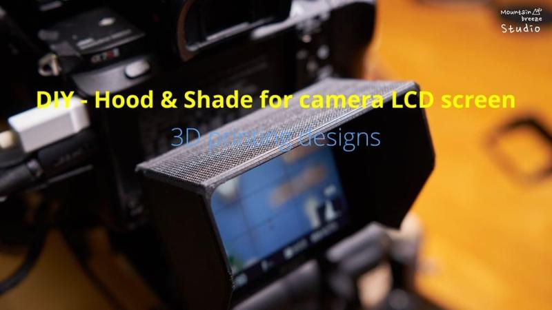 Sony alpha a7 LCD screen Hood & shade (a7 II, III, IV, R, S)