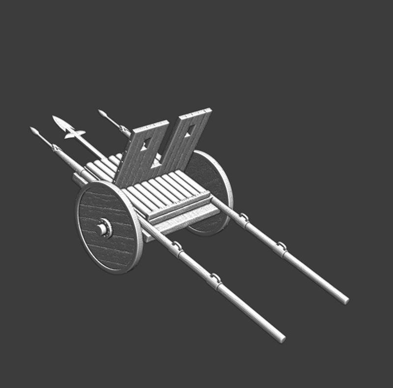 Medieval organ cannon - with protection and spears