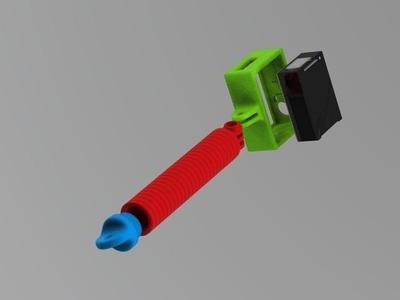 The holder container for GoPro