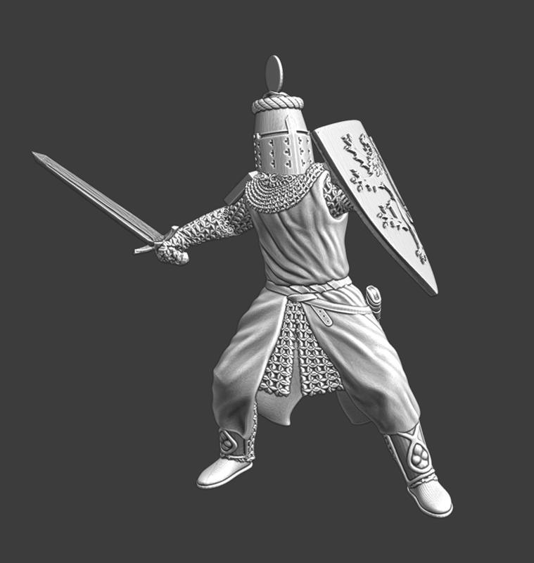 Medieval German Crusader Knight