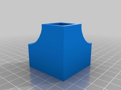 Parametric strong square tube connector