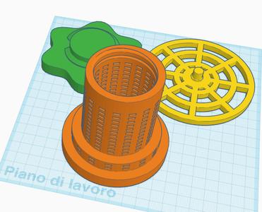 Rotating Silica Holder