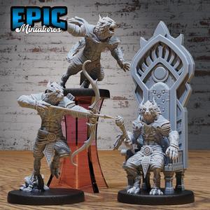 Rakshasa Set B ‧ DnD Miniature ‧ Tabletop Miniatures ‧ Gaming Monster ‧ 3D Model ‧ RPG ‧ DnDminis ‧ STL FILE
