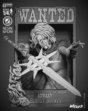 WICKED MARVEL QUASAR POSTER BUST : TESTED AND READY FOR 3D PRINTING