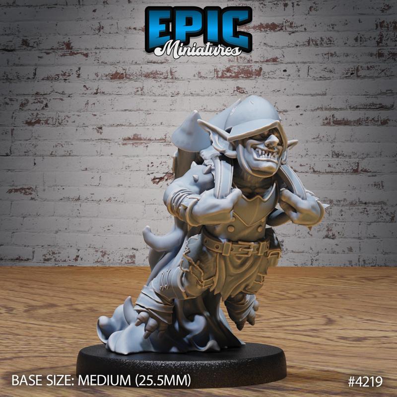 Goblin Miner Jetpack ‧ DnD Miniature ‧ Tabletop Miniatures ‧ Gaming Monster ‧ 3D Model ‧ RPG ‧ DnDminis ‧ STL FILE