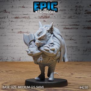 Sewer Godfather Rat ‧ DnD Miniature ‧ Tabletop Miniatures ‧ Gaming Monster ‧ 3D Model ‧ RPG ‧ DnDminis ‧ STL FILE