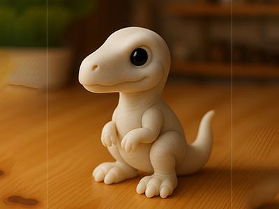 Dinosaur, Iguanodon plushie