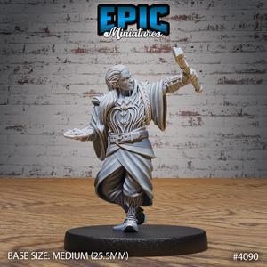 Elf Villager Artist ‧ DnD Miniature ‧ Tabletop Miniatures ‧ Gaming Monster ‧ 3D Model ‧ RPG ‧ DnDminis ‧ STL FILE