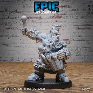 Dwarf Tribe War Drum ‧ DnD Miniature ‧ Tabletop Miniatures ‧ Gaming Monster ‧ 3D Model ‧ RPG ‧ DnDminis ‧ STL FILE