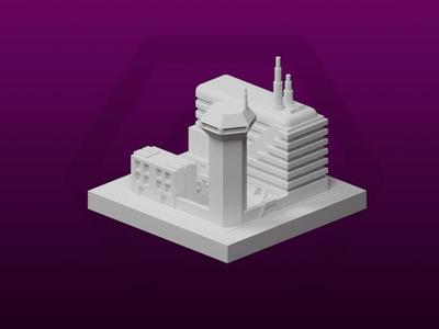 GreebleCity Cyberpunk: Guard Station