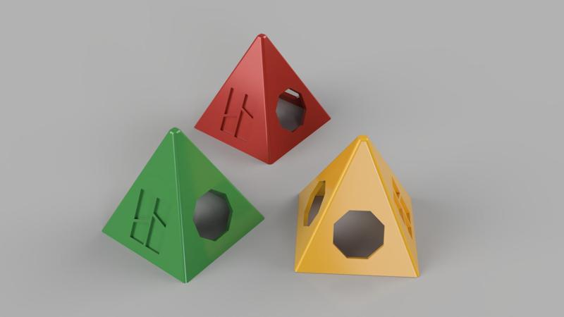 Cone Painter pyramid