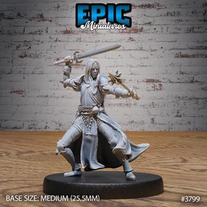 New World Cleric Female ‧ DnD Miniature ‧ Tabletop Miniatures ‧ Gaming Monster ‧ 3D Model ‧ RPG ‧ DnDminis ‧ STL FILE