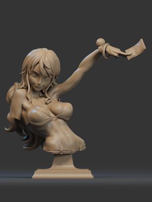 Nami Bust 3D Print