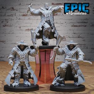 Demonic Hunter Set ‧ DnD Miniature ‧ Tabletop Miniatures ‧ Gaming Monster ‧ 3D Model ‧ RPG ‧ DnDminis ‧ STL FILE