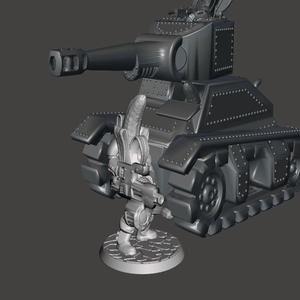 28mm Banana Space Guard with Heavy Weapon