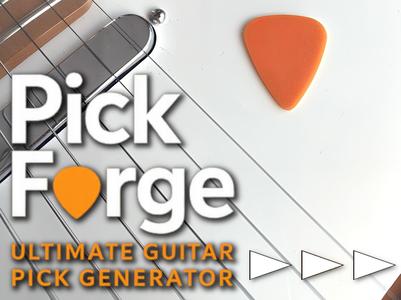 PickForge - Ultimate Guitar Pick Generator
