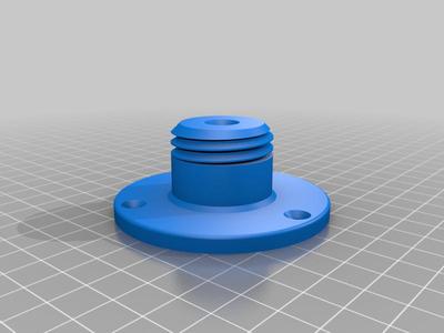 Chuck/faceplate mounting hub
