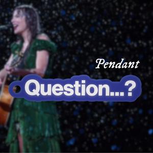 Taylor Swift Question...? Keychain Pendant Midnights