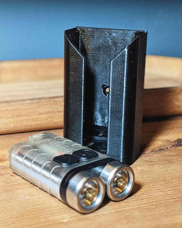 Boruit V3 EDC Torch Flashlight Magnetic Mount Holder