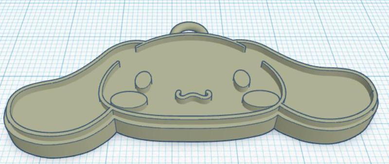 cinnamonoroll keychain