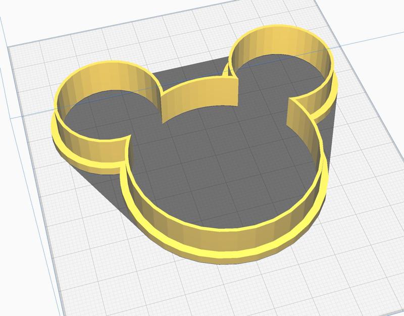 Mickey Mouse Cookie Cutter 02cm - 10cm