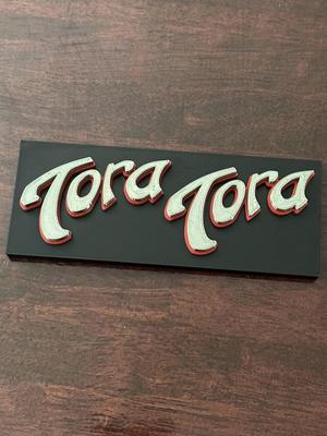 Tora Tora 80's Band Sign