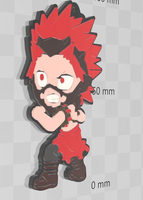 Eijirou Kirishima keychain from My Hero Academia