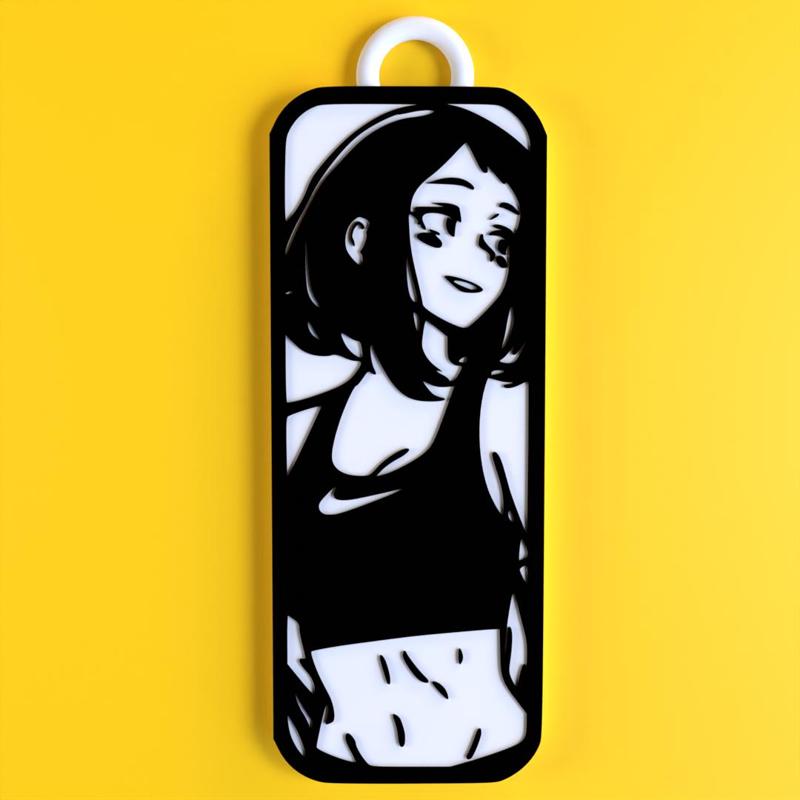 keychain anime Uraraka