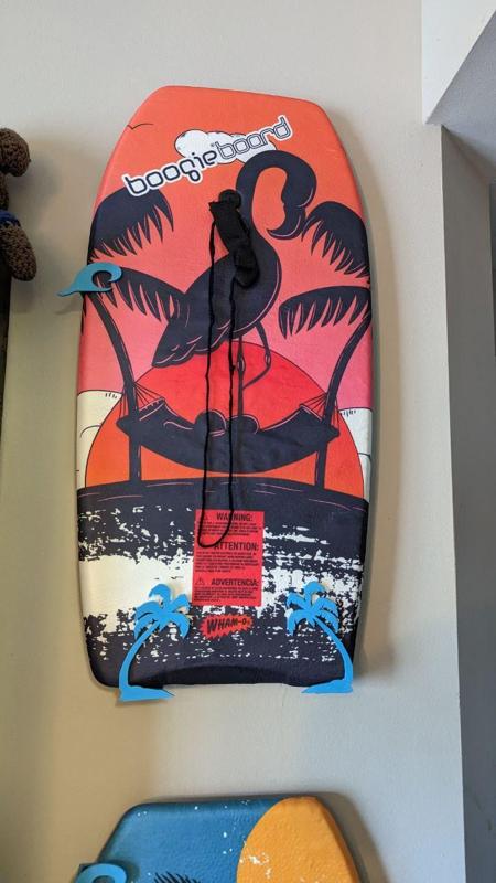 Palm Tree Boogie Board Wall Mount