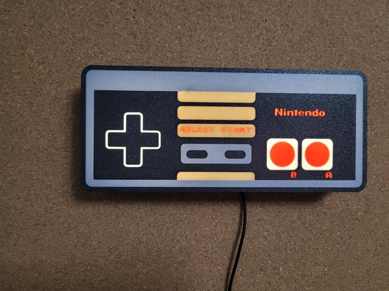 Nes controller light box