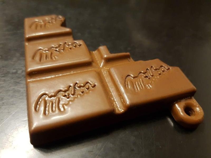 Milka choco keychain