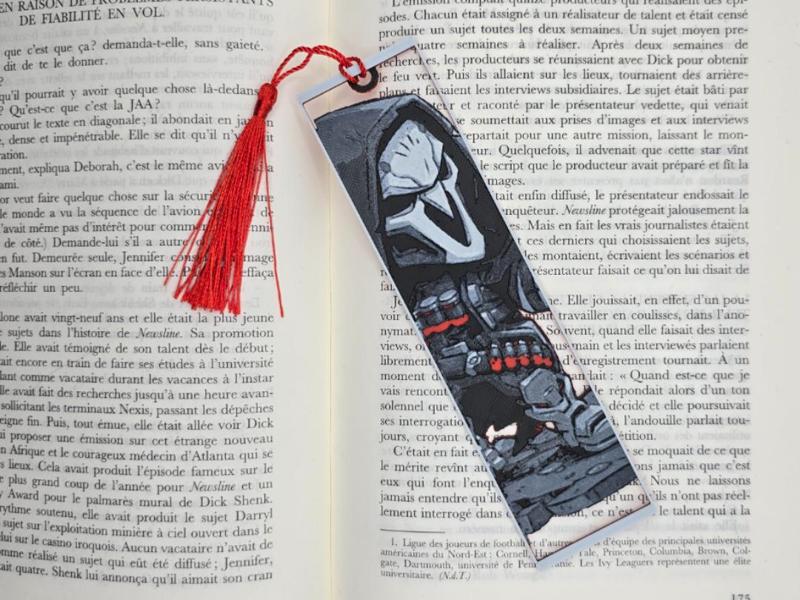 Bookmark Faucheur chibi Overwatch