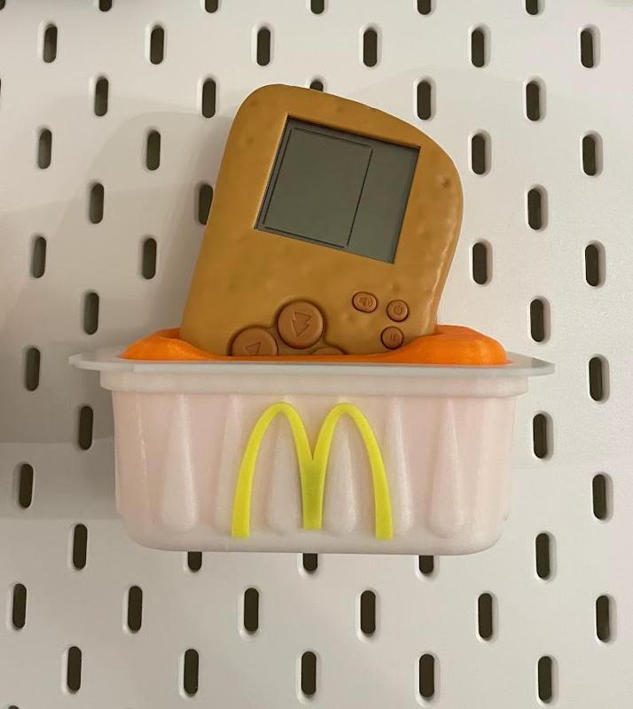 Dipping Sauce Ikea Skadis Mount for McDonald's Tetris McNugget