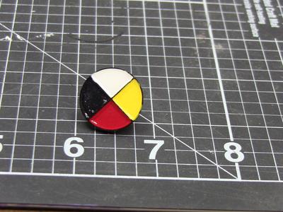 Medicine Wheel Enamel Pin