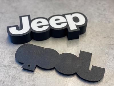 Jeep Logo Light box Sign