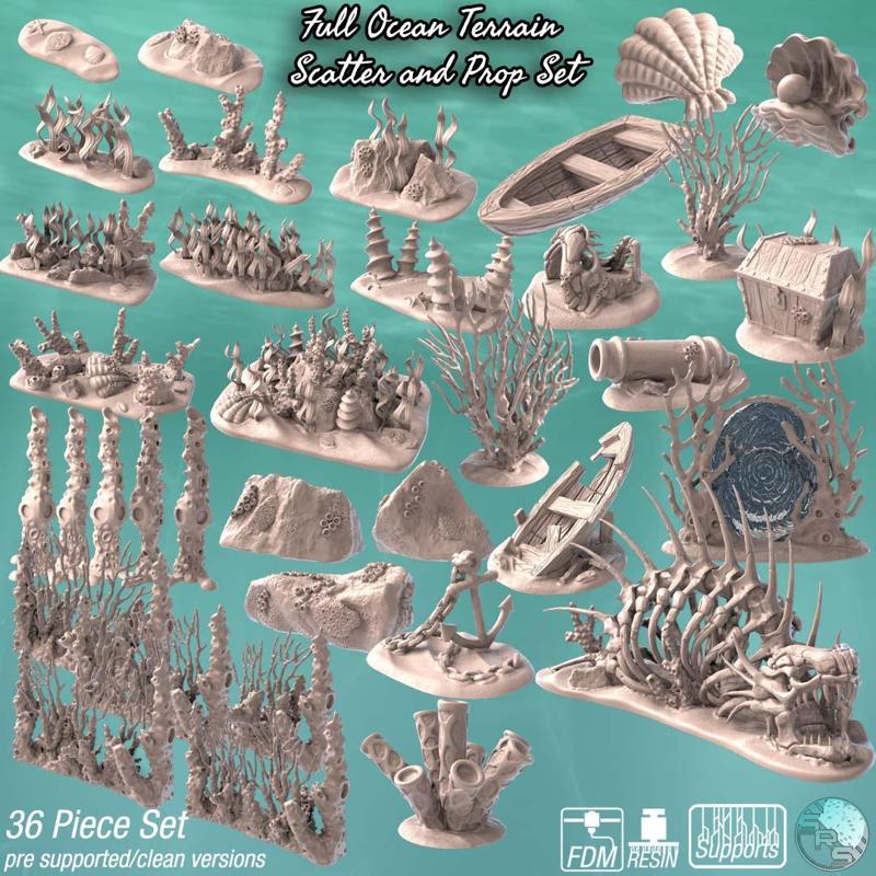 Ocean Scatter Terrain Set