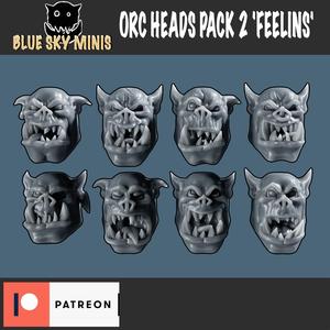 Orc Heads Pack 2 'Feelins'