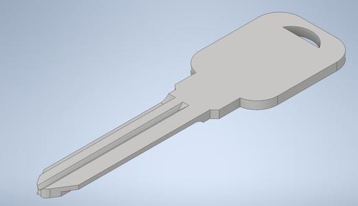GM B89 key blank