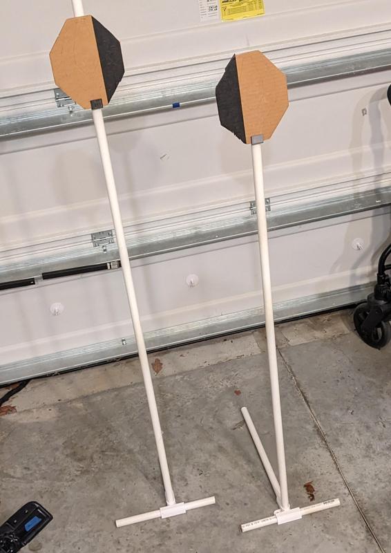 PVC Live/Dry Fire Target Stand