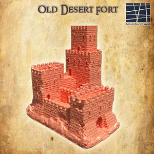 Old Desert Fort - Tabletop Terrain - 28 MM