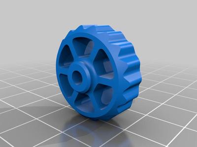 Knob Nut M3 CAD