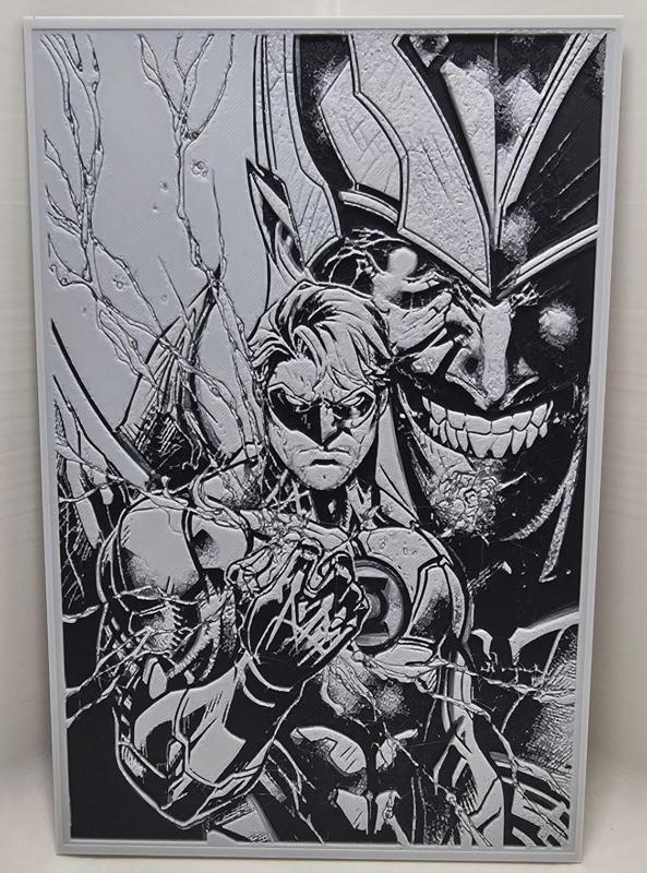 Green Lantern and Sinestro 